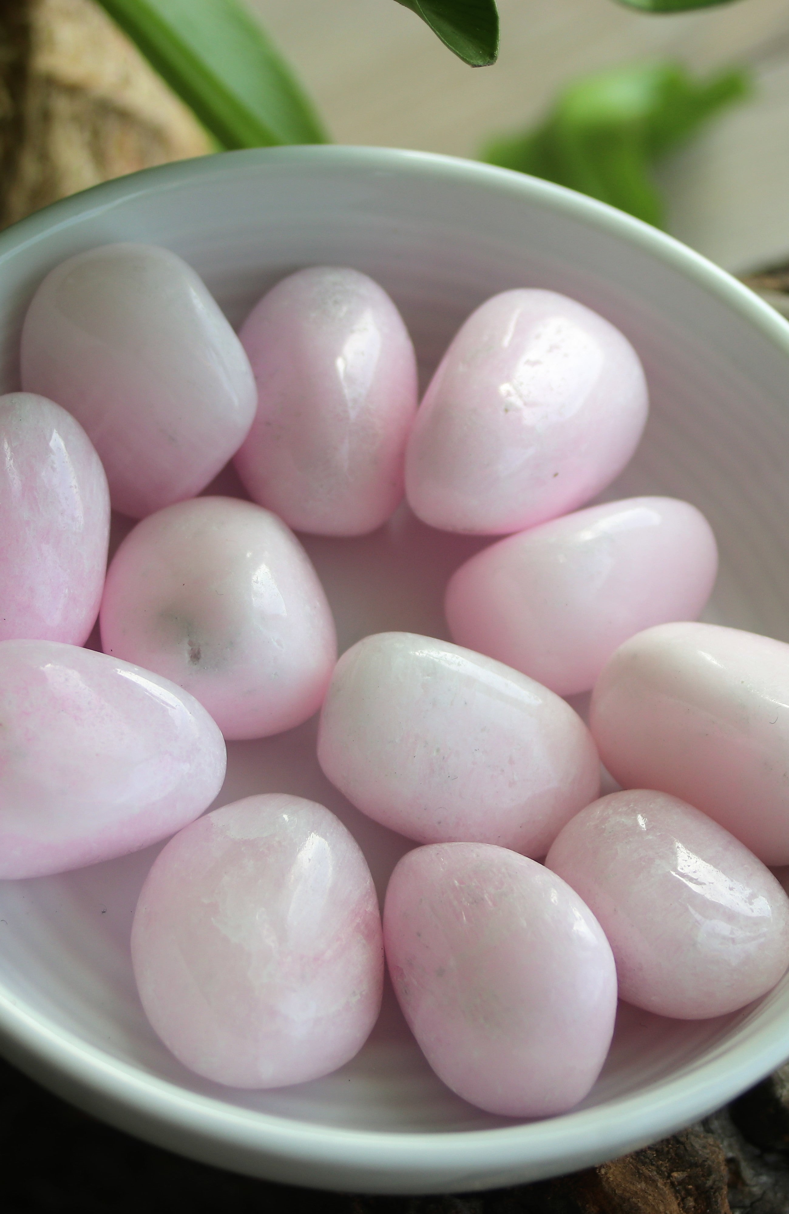 Pink Aragonite Tumbled Stones